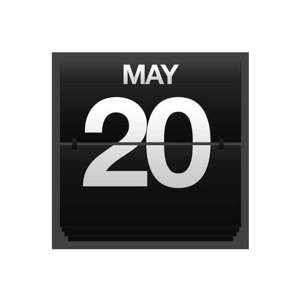 Comptoir calendrier 20 mai
. - Photo, image