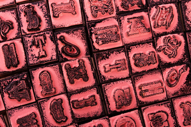 Крупный план набора резиновых марок
 - Фото, изображение
