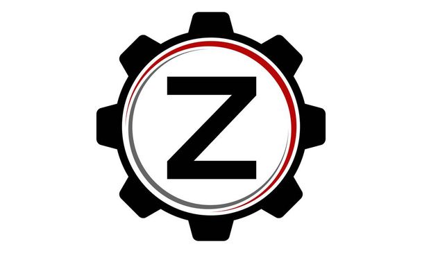Gear Solution Logo Letter Z - Διάνυσμα, εικόνα