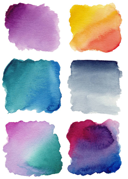 Set of watercolor backgrounds - Foto, immagini