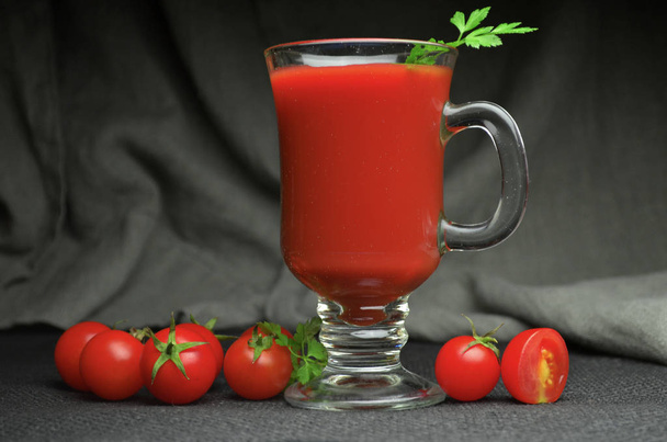 Fresh tomato smoothie - Fotografie, Obrázek