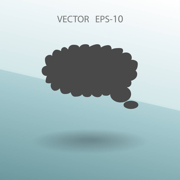 Flat  icon of a communication. vector illustration - Vektör, Görsel