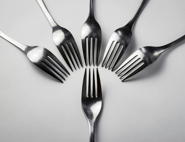forks abstract composition - Photo, Image