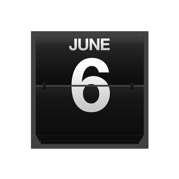 Счетчик календаря 6 июня
. - Фото, изображение