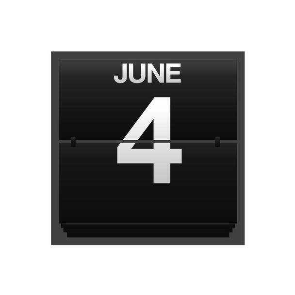 Счетчик календаря 4 июня
. - Фото, изображение