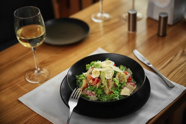 Plate with delicious salad  - Фото, зображення