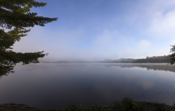 Lac-Superieur, Mont-tremblant, Quebec, Kanada - Zdjęcie, obraz