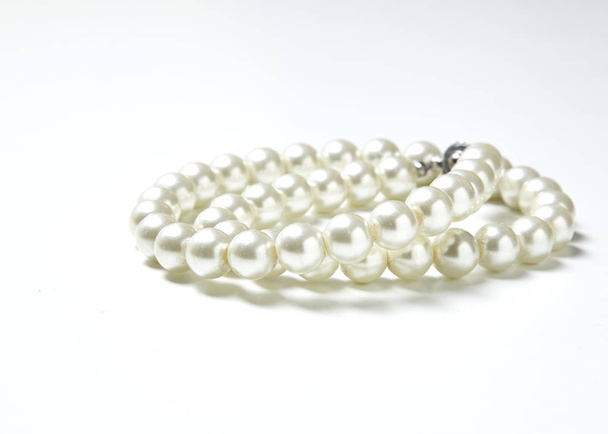 pearl necklace isolated  - Photo, Image