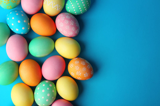 Colorful Easter eggs  - 写真・画像