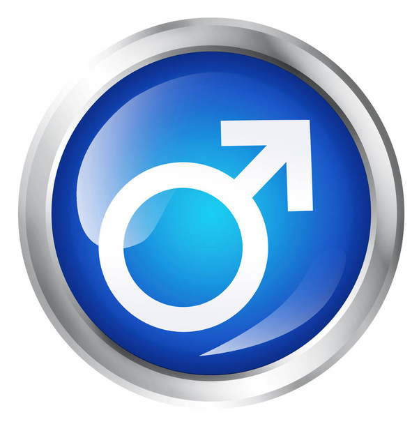 Icona del computer con simbolo maschile
 - Foto, immagini