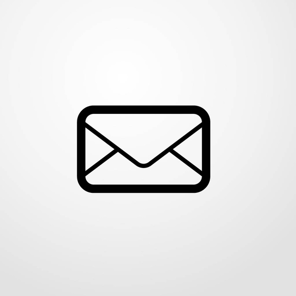 mail icon illustration isolated vector sign symbol - Vetor, Imagem