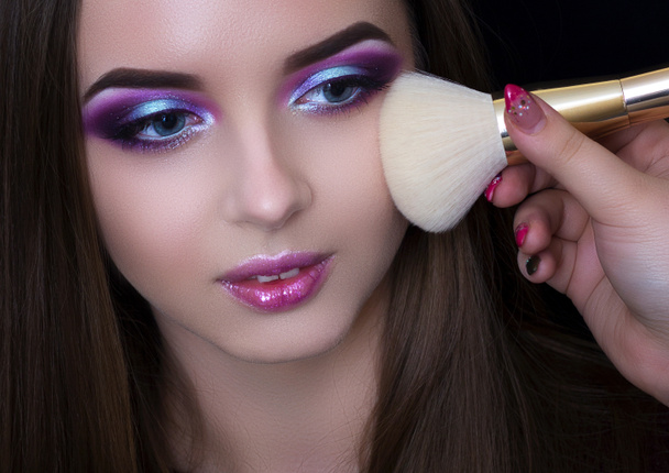 Professional makeup. Makeup brushes.  - Photo, Image