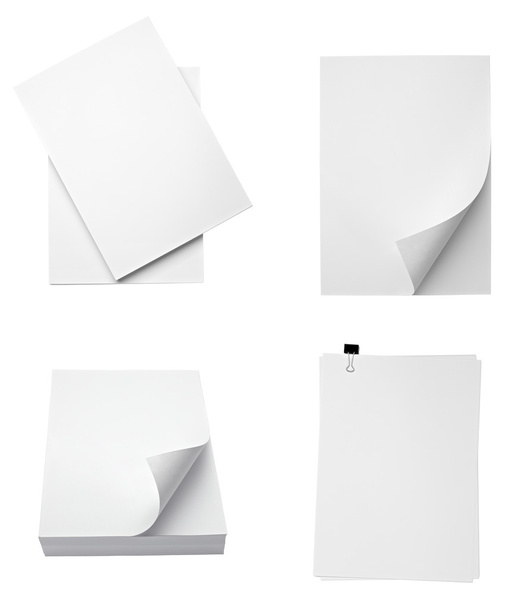 stack of papers with curl documents office business - Photo, Image