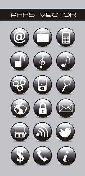 communication icons - Vector, Image