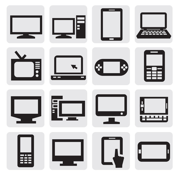 Electronic devices - Vector, Image