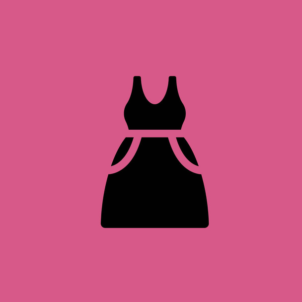 dress icon illustration isolated vector sign symbol - Вектор,изображение