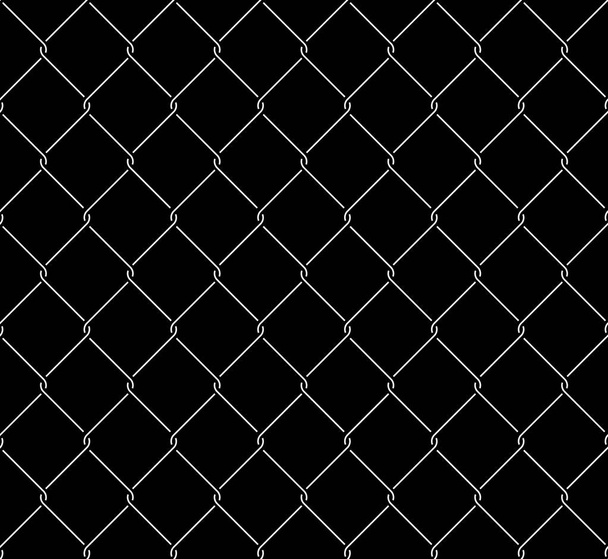 Kovové kabelové plot bezešvých textur překrytí - Vektor, obrázek