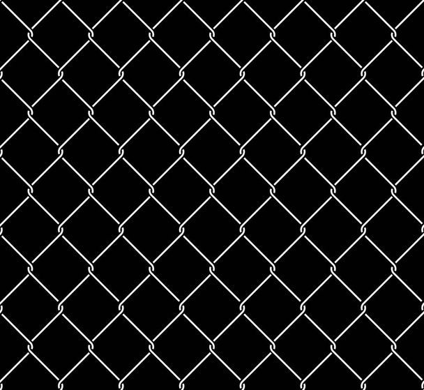 Metallic Wired Fence Seamless Texture Overlay - Vector, Image