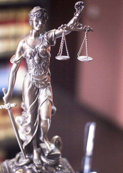 Νόμος γραφείο νομικών άγαλμα - Φωτογραφία, εικόνα