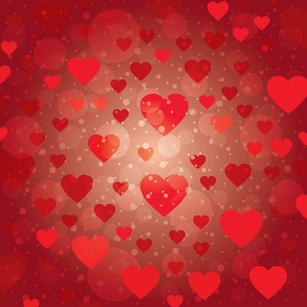 Beautiful background for Valentine s day - Vector, Image
