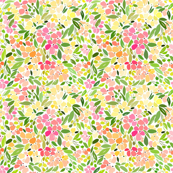 colorful flower carpet - Vector, Imagen
