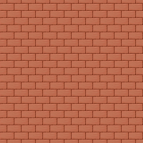 Gray brick wall seamless. Vector illustration background - texture pattern for continuous replicate. - Vector, Image