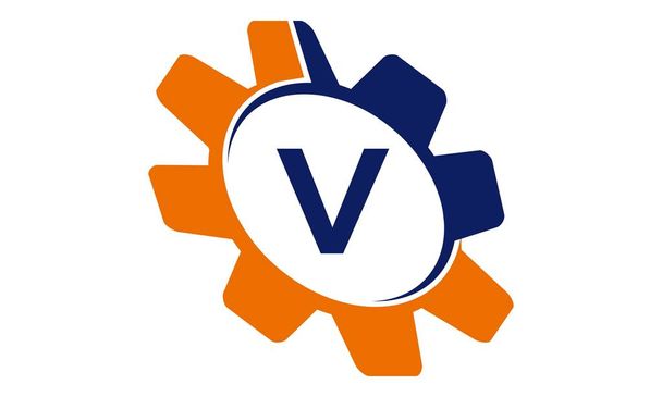 Engranaje solución técnica inicial V
 - Vector, imagen