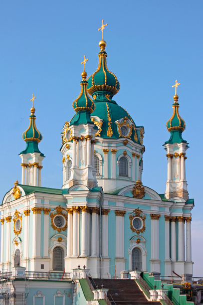 Красивый Андреевский собор в Киеве
 - Фото, изображение