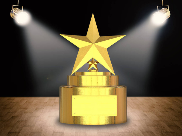 trophée étoile d'or
 - Photo, image