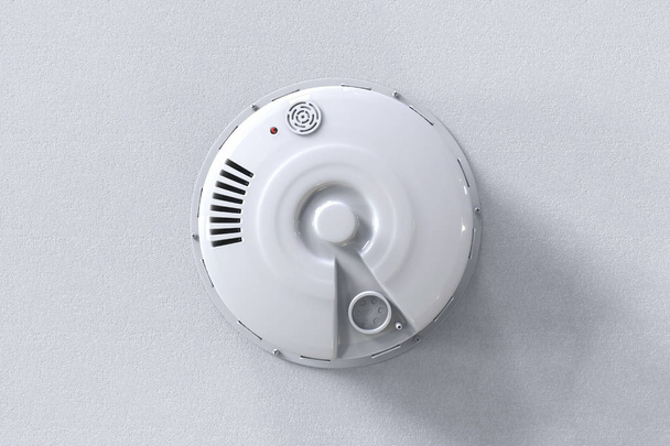 smoke detector on ceiling - Photo, Image