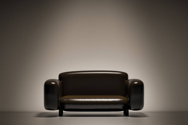 sofá sofá de couro
 - Foto, Imagem