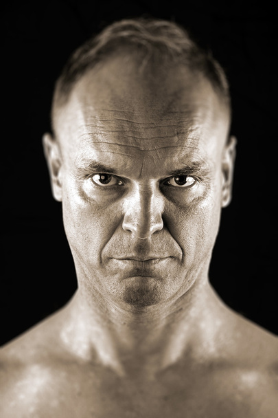 Man who is looking angry - Foto, Bild