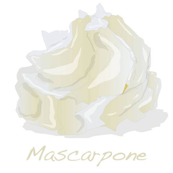 Vecteur de fromage mascarpone
 - Vecteur, image