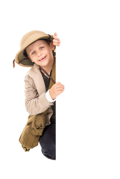 Boy in safari costume - Photo, Image