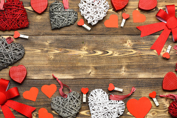 decorative colorful valentine background - Photo, Image