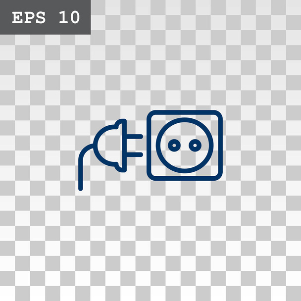 plug and socket icon - Вектор, зображення
