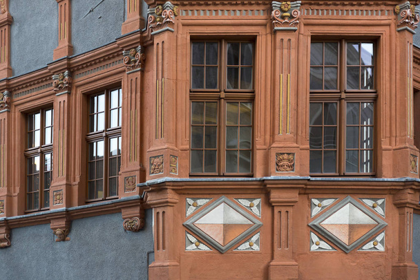 Oriel on a historic building in Goerlitz, Saxony, Germany - Fotó, kép