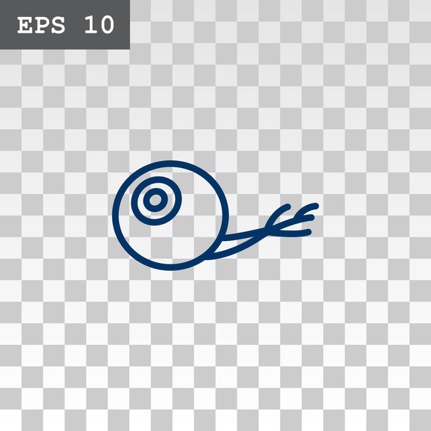 Eye flat icon - Вектор, зображення