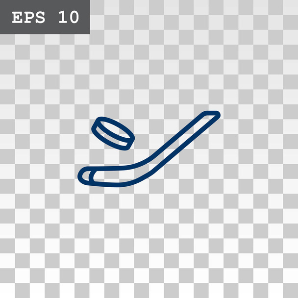 Hockey stick and puck Icon   - ベクター画像