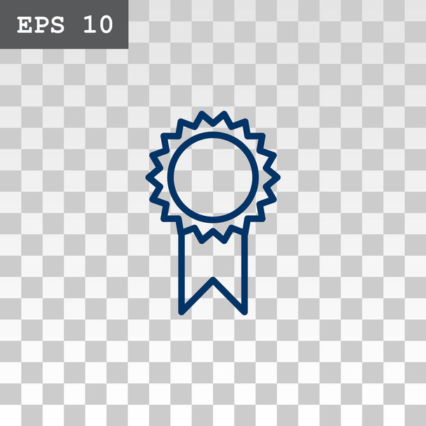 rozet medaille award pictogram - Vector, afbeelding