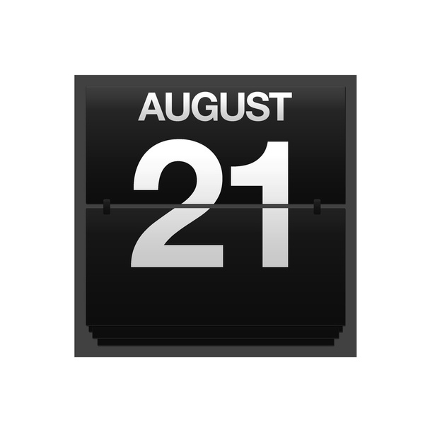 Comptoir calendrier 21 août
. - Photo, image