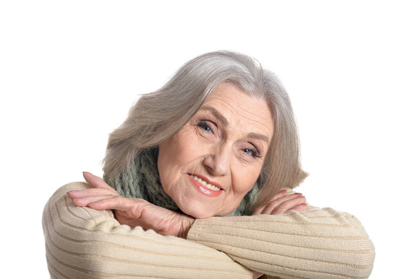 smiling senior woman - Photo, image