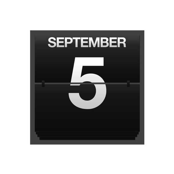 Contador calendario 5 de septiembre
. - Foto, imagen