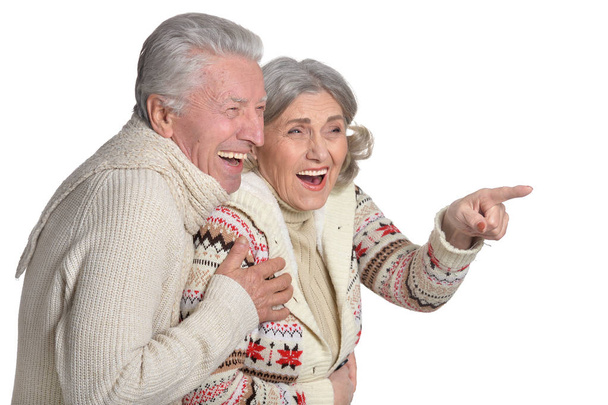 smiling mature couple - Фото, зображення