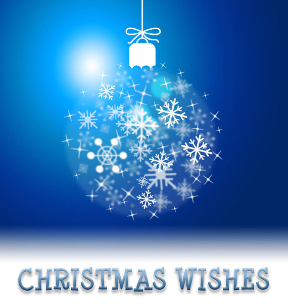 Boże Narodzenie życzenia oznacza Seasons pozdrowienia Merry Xmas - Zdjęcie, obraz
