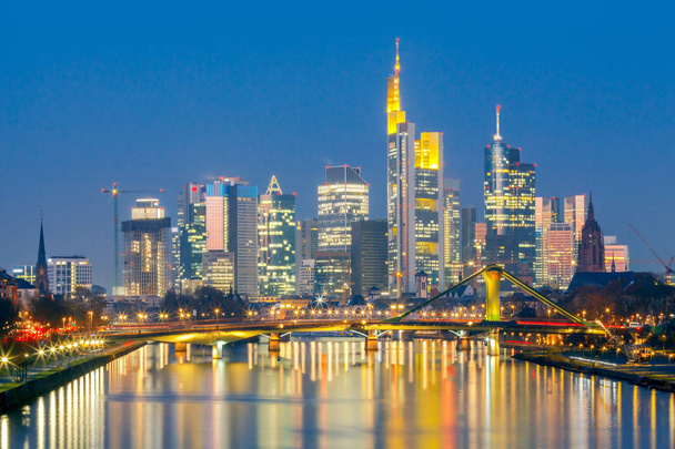 Frankfurt. Rascacielos del centro de negocios de la ciudad
. - Foto, imagen