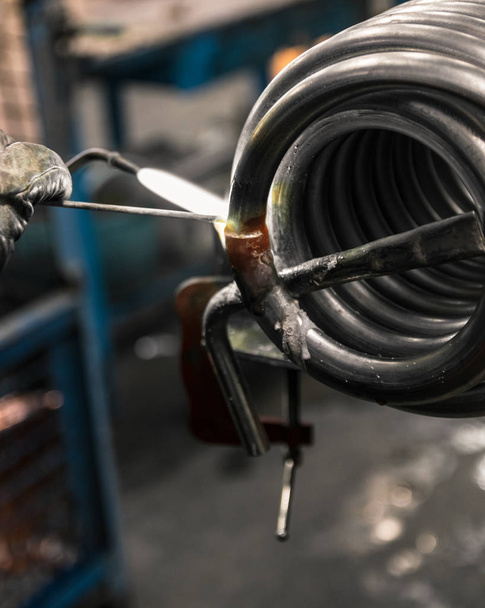 Braze welding process. - Photo, Image