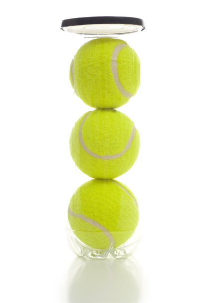 Tennis Balls on White - Foto, Imagen