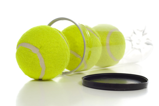 Tennis Balls on White - Foto, Bild