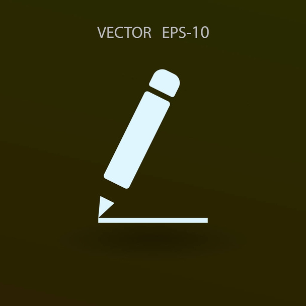 Flat  icon of notes. vector illustration - Wektor, obraz
